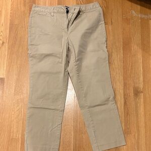 Lands' End Women's Tan Ankle Pants